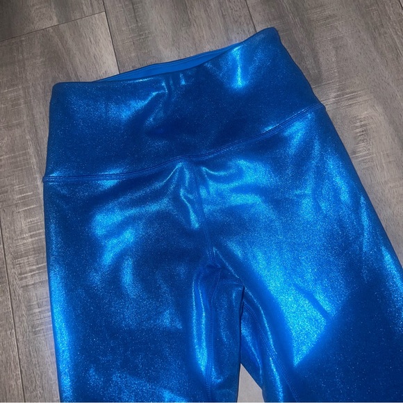 NWT IVL Collective Electric Blue Leggings. SIZE: 4 - Picture 4 of 6